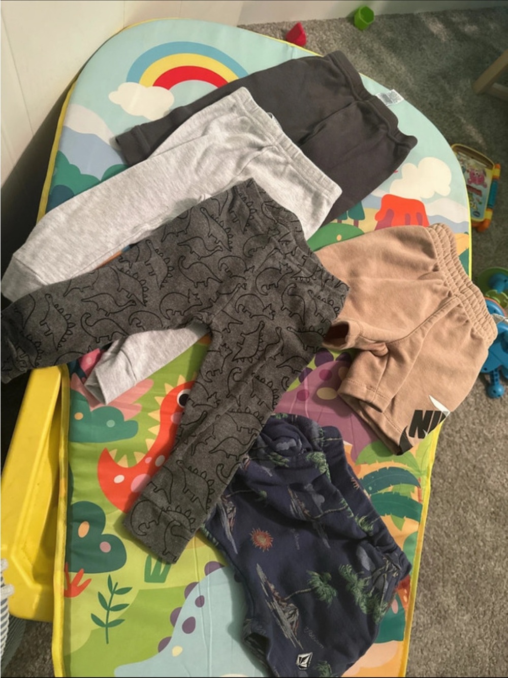 Nike Kids Casual Bottoms Set — Gray, Light Gray, Charcoal, Tan, Navy